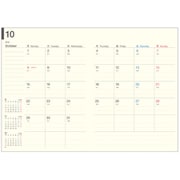 ノートリフィル 2019 2018年10月始まり A6 マンスリー T191-AM-01