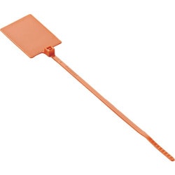 PLF1MA-C3 [旗型タイプナイロン結束バンド オレンジ （100本入）]
