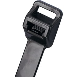 PRT6EH-C0 [リリースタイ 取り外し可能ナイロン結束バンド 耐候性 黒 100本]