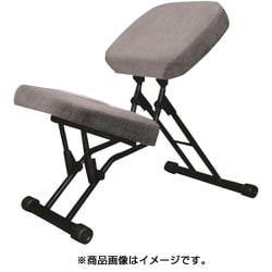 作業チェア セブンポーズチェア ブラック/グレー 440×260～670×450～800mm SPC-14/09
