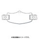 WE-101H [e帽章 白無地 ヘルメット用樹脂バンド付]