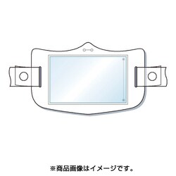 WE-121H [e帽章 透明ポケット付き 白 ヘルメット用樹脂バンド付]
