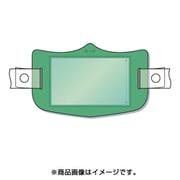 WE-123H [e帽章 透明ポケット付き 緑 ヘルメット用樹脂バンド付]