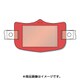 WE-124H [e帽章 透明ポケット付き 赤 ヘルメット用樹脂バンド付]
