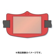 WE-124L [e腕章 透明ポケット付き 赤 ロングゴムバンド付]