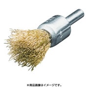 456561 [軸付エンド型ブラシ 真鍮波線0.3 φ30]