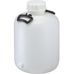 009438 [ポリタンク 取手付き 広口瓶 20L＋3/8ソケット加工 ソケット付]