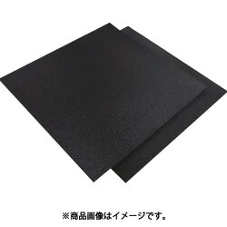 カームフレックス F-4 黒 10x1000x1000 化粧断ち加工 F-4-10