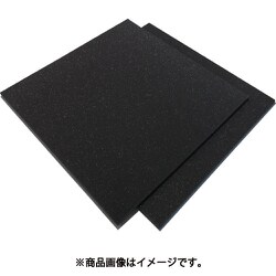 カームフレックス F-6 黒 30x1000x1000 化粧断ち加工 F-6-30