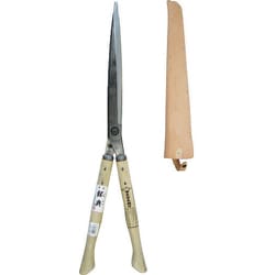 刈込鋏 安来鋼付ネジ式トメ付 1尺樫 和釘打桂コブ柄 A-71