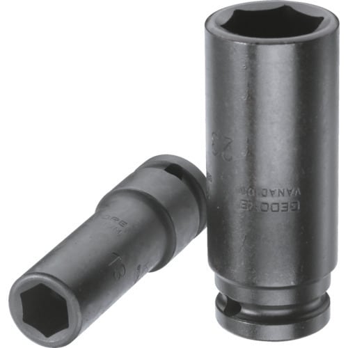 6163890 [インパクト用ソケット(6角)ロング K19L 1/2 17mm]
