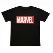 MV-ST11 MARVEL さがら刺繍Tシャツ BK L [キャラクターグッズ]