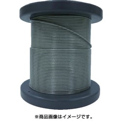 NSB120-150-50M [SUSワイヤロープ1.20/1.50mm 7×7 50m巻コート付]