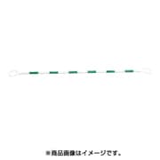 3140083 [ポリカーボネイト製 コーンバー 白/緑反射 φ34×2m]