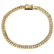 ジュエリー 金 K18 喜平ブレスレット 6面カット/20g/18cm/中留シングルストッパー