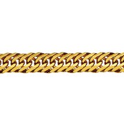 ジュエリー 金 K18 喜平ブレスレット 8面カット/50g/20cm/中留ダブルストッパー