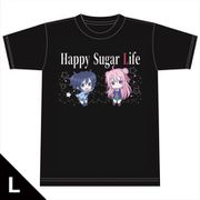 ハッピーシュガーライフ Tシャツ [さとう＆しお] Lサイズ [キャラクターグッズ]