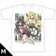 異世界魔王と召喚少女の奴隷魔術 Tシャツ [シェラ＆レム] Mサイズ [キャラクターグッズ]