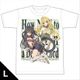 異世界魔王と召喚少女の奴隷魔術 Tシャツ [シェラ＆レム] Lサイズ [キャラクターグッズ]