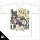 異世界魔王と召喚少女の奴隷魔術 Tシャツ [シェラ＆レム] XLサイズ [キャラクターグッズ]