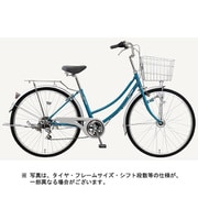 シティサイクル シーピーエイチ266-X 26型 外装6段変速 ライトブルー MK-18-050