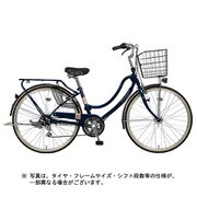 シティサイクル フロートミックス266-W 26型 外装6段変速 ダークブルー MK-18-068
