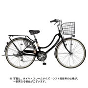 シティサイクル フロートミックス276-W 27型 外装6段変速 マットブラック MK-18-069
