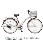 シティサイクル ルネシック276-X 27型 外装6段変速 ホワイト MK-18-053