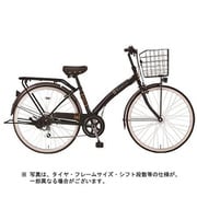 シティサイクル ルネシック276-X 27型 外装6段変速 ブラック MK-18-053