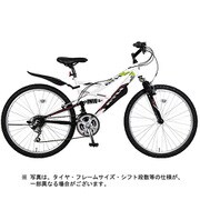 マウンテンバイク ATH435-X 26型 外装18段変速 ホワイト/ブラック MK-18-084