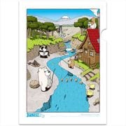 チャックま A4クリアファイル 清流 [キャラクターグッズ]