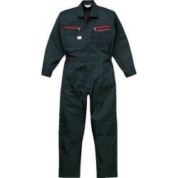 1280-BC-5L [AUTO-BI ツナギ服 5Lサイズ ブラック]