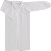 7022-M [川西 工場見学用不織布3点セット（白衣・マスク・ヘアキャップ） Mサイズ]