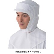 JK487C-01-L [TriApex異物混入防止対策フードJK487C L 白]