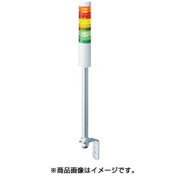 LR4-302LJNW-RYG [LR4型 積層信号灯 Φ40 L型ポール取付け]