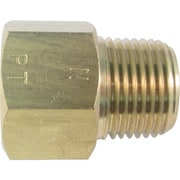 ASOH 黄銅製 変換内外ソケット 外NPT3/8×内PT3/8 NF-3133