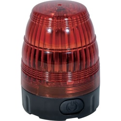 NLF75-BA-R [電池式小型LED回転灯 LEDフラッシャー75 赤]