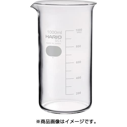 ハリオ HARIOTB-1L-SCI [トールビーカー 目安目盛付 1000ml]Ω