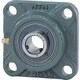 NTN G ベアリングユニット（円筒穴形、止めねじ式）軸径30mm全長125mm全高125mm UCF306D1