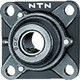 NTN G ベアリングユニット（円筒穴形、止めねじ式）軸径30mm内輪径30mm全長125mm UCFS306D1
