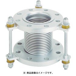 VJ10K-65-150 [フランジ無溶接型防振継手 10K SS400 65AX150L]
