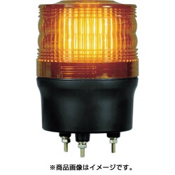 VL09R-100NY [ニコトーチ90 VL09R型 LED回転灯 90パイ 黄]