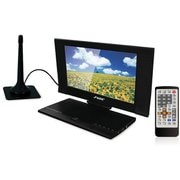 14インチ DVDプレーヤー搭載 スライド式ハイビジョンテレビ フルセグ・ワンセグチューナー内蔵 PDV140BK