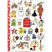 2019年手帳 A6 Quuお守り 赤帯 2018年12月始まり DY-23