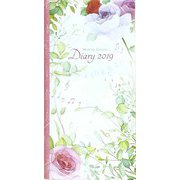 2019年手帳 SS モダンフラワー ピンク帯 2018年12月始まり DY-32