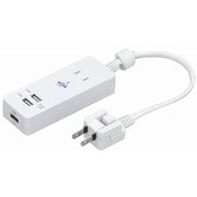国内海外兼用タップ AC 1個口 USB 3ポート 4.8Aアダプター VFC48A1AC3U