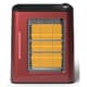 3灯 900W 石英管 スチーム ざくろレッド US-QS900L R