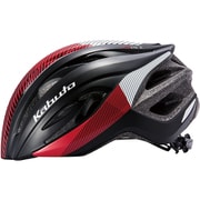 自転車ヘルメット RECT G-1 マットブラック レッド M/L