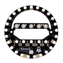 5632 [Klip Halo micro：bit用円型ピッチ変換基板 ワニ口クリップ用]