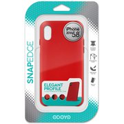 PH3707RD スナップエッジ/バーガンディレッド for iPhone XS [iPhone XS用]